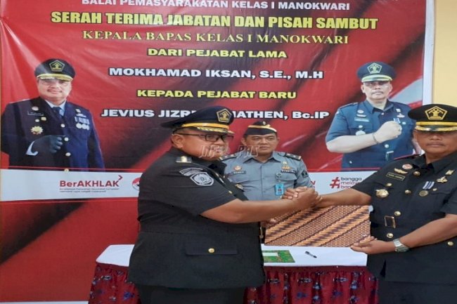 Jevius Jizreel Siathen Resmi Pimpin Bapas Manokwari