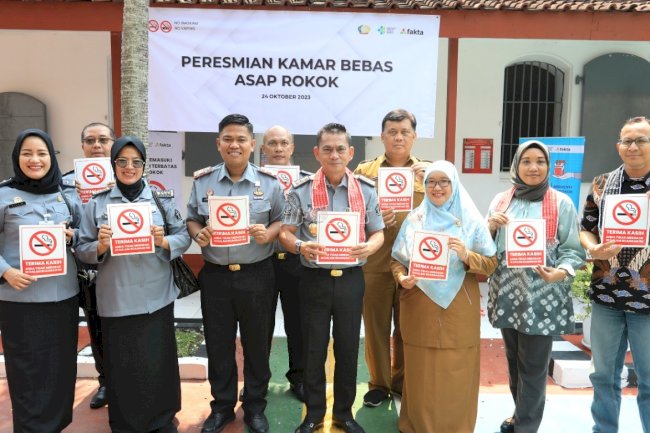 Dorong Pemenuhan Hak Warga Binaan, Dirwatkeshab Resmikan Kawasan Tanpa Rokok Lapas Rangkasbitung