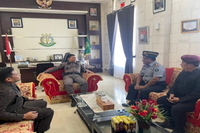 Perkuat Sinergi Antar APH, Karutan Unaaha Sambangi Kejari Unaaha dan Polres Konawe