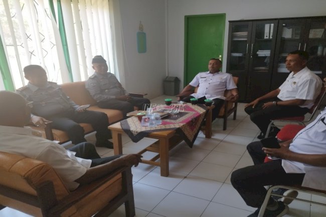 Audiensi ke Disnakertrans, Lapas Namlea Bahas Progres Pembentukan LPK