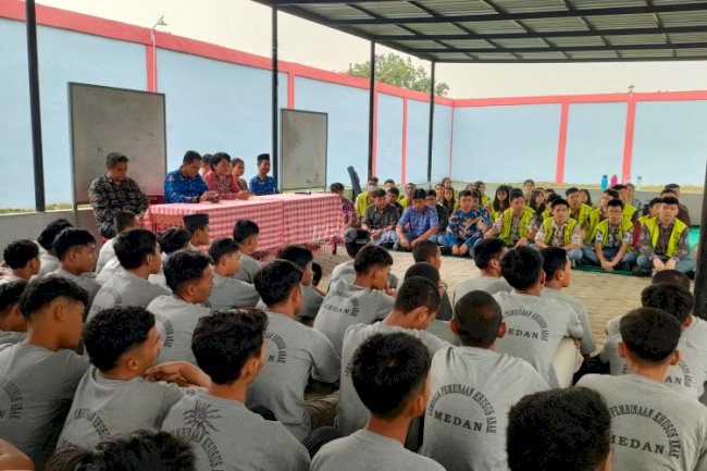 LPKA Medan Terima Kunjungan Puluhan Siswa SMA Wiyata Dharma