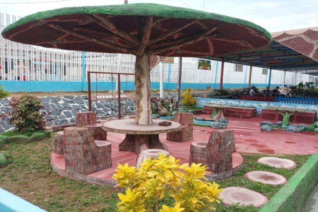 Warga Binaan Lapas Pangkalpinang Hasilkan Karya Seni Lanskap