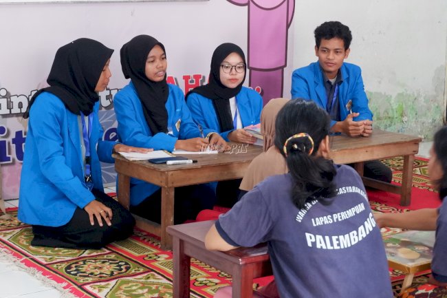 Lapas Perempuan Palembang Ajarkan Warga Binaan Baca Tulis Aksara