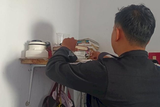 Amankan Blok Hunian Warga Binaan, Petugas Lapas Namlea Lakukan Penggeledahan