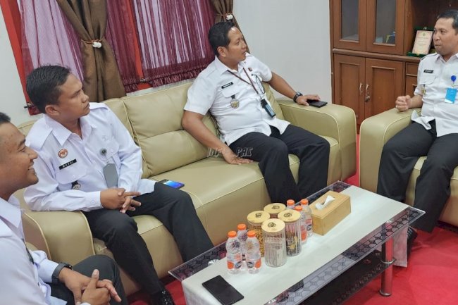 Bangun Sinergi dengan Stakeholder, Jajaran Lapas Lhoknga Sambangi BNNK Banda Aceh