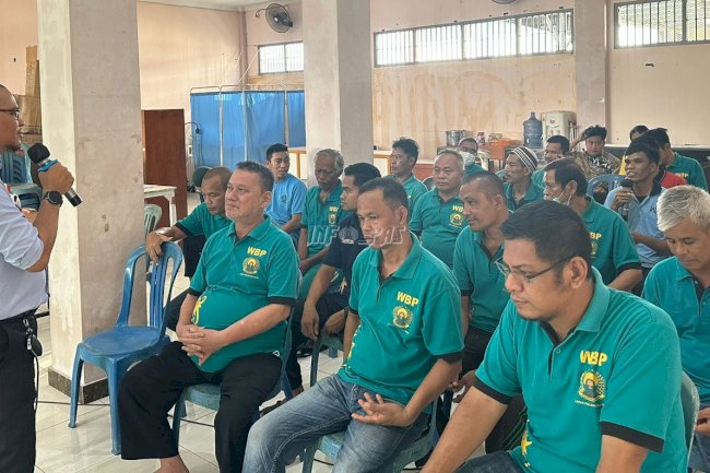 Gandeng Perkumpulan Sahabat Hukum, Lapas Palangka Raya Fasilitasi Penyuluhan Hukum bagi Warga Binaan