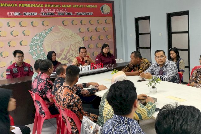 Kedatangan Tim Monev RB Kanwil Sumut, LPKA Medan Janjikan Pembenahan