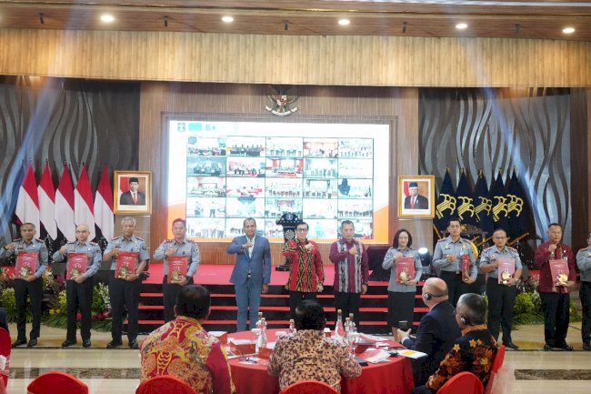Lapas Kalabahi Raih Penghargaan P2HAM 3 Terbaik Nasional Kategori UPT Pemasyarakatan