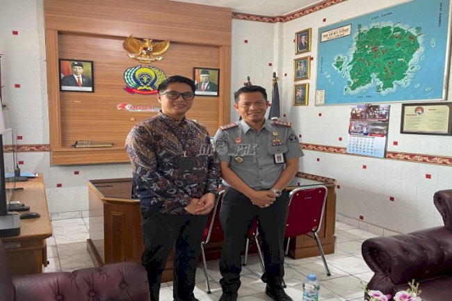 Perkuat Kerja Sama, Kalapas Tanjungpandan Terima Kunjungan Pimpinan Cabang BRI Tanjungpandan