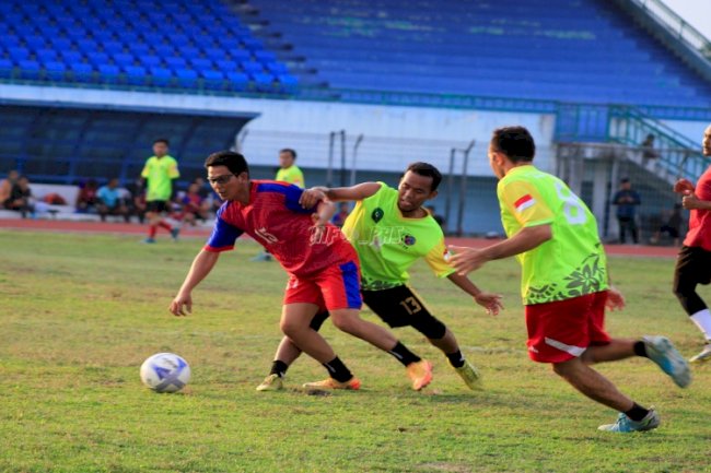 Melalui Sepakbola, Lapas Pangkalpinang Perkuat Sinergi dengan PN Kota Pangkalpinang