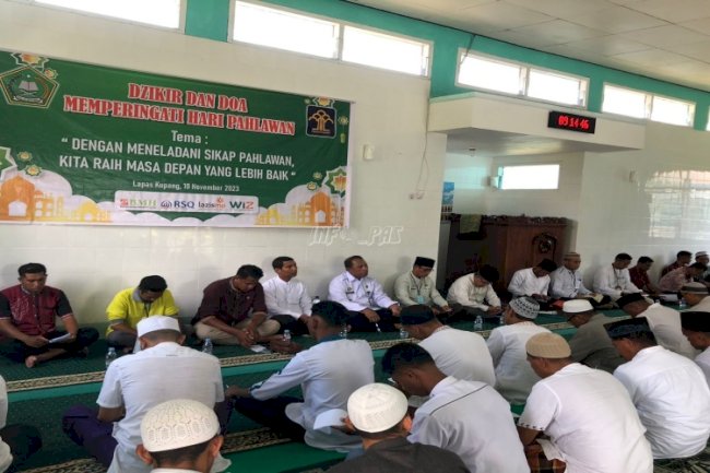 Lapas Kupang Peringati Hari Pahlawan dengan Zikir dan Doa Bersama