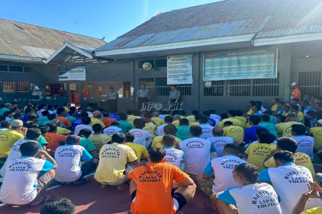 Kalapas Tolitoli Minta Warga Binaan Jaga Kebersihan dan Kerapian Lingkungan