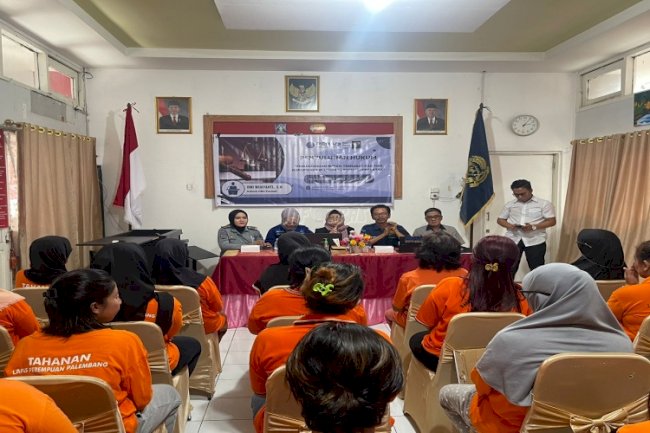 Gandeng PBH Peradi, Lapas Perempuan Palembang Berikan Penyuluhan Hukum bagi Warga Binaan