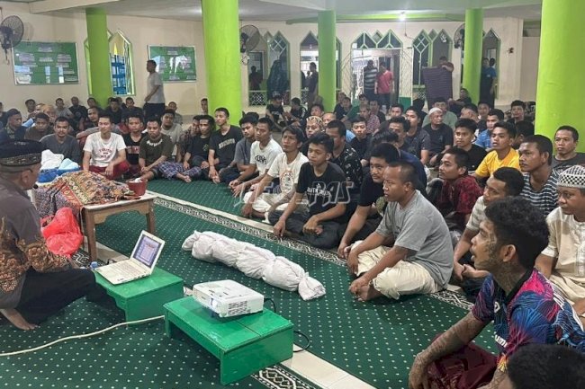 Warga Binaan Lapas Takalar Dilatih Mengurus Jenazah