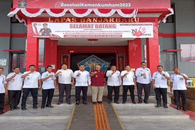 Lapas Banjarbaru dan Lapas Narkotika Karang Intan Sambut Kunjungan Irwil III Kemenkumham