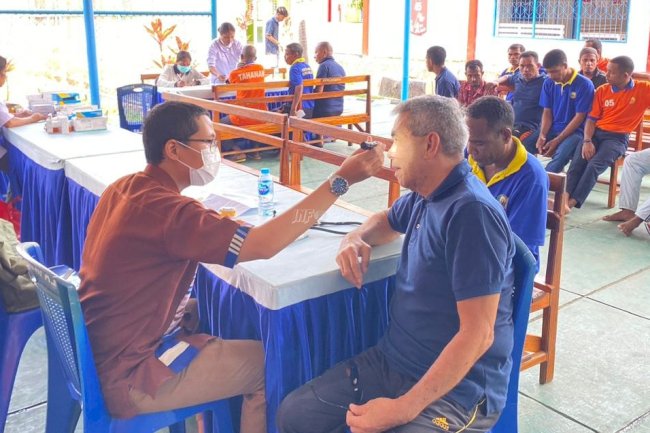 Komitmen Pelayanan, Lapas Kalabahi Peduli Kesehatan Warga Binaan