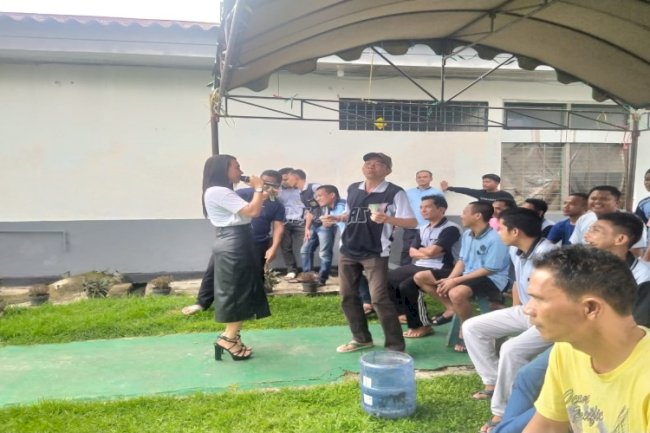 Warga Binaan Rutan Barabai Dihibur 4 Artis Lokal 