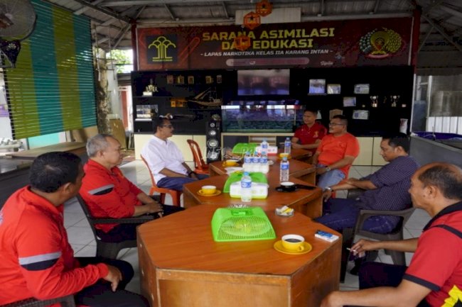 Disambangi Kakanwil Kalsel, Lapas Narkotika Karang Intan Tegaskan Komitmen Pembinaan