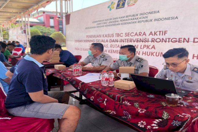 Warga Binaan Lapas Narkotika Pamekasan Jalani ACF TBC