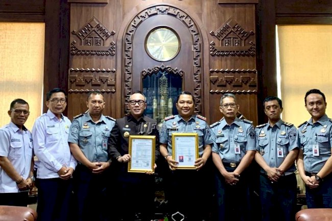 Lapas Way Kanan Terima Izin Klinik Pratama dan Sertifikat Laik Hygiene