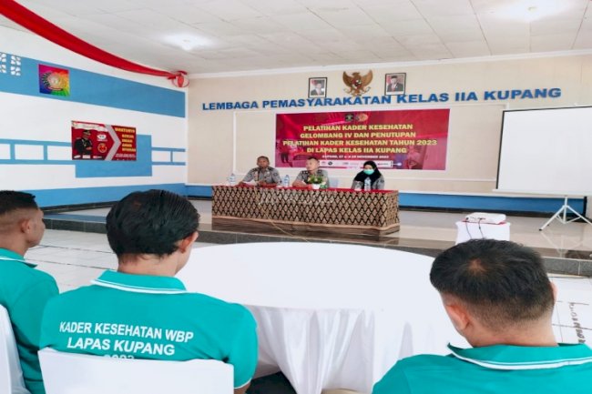 Lapas Kupang Persiapkan 10 Warga Binaan Jadi Kader Kesehatan