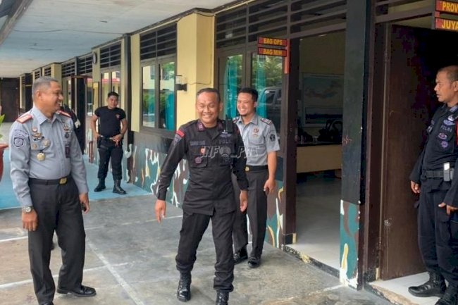 Lapas Tolitoli Perkuat Sinergi Kamtib dengan Brimob Tolitoli