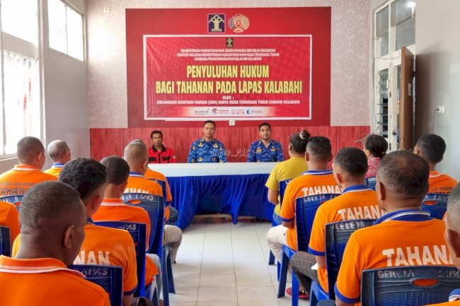 Lapas Kalabahi Gandeng LBH Surya NTT Cabang Alor Gelar Penyuluhan Hukum