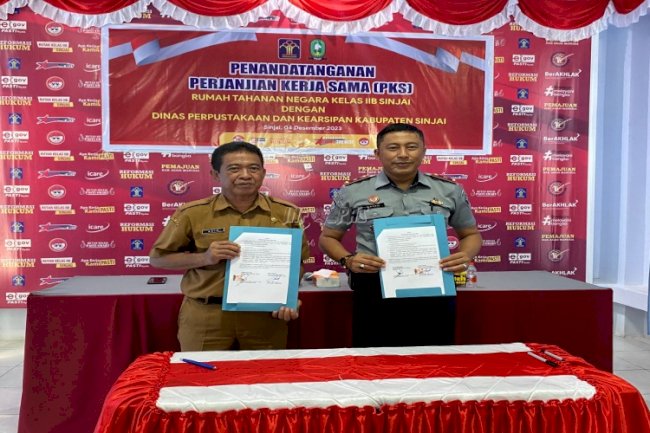 Rutan Sinjai Sepakati PKS dengan Dispusip Kabupaten Sinjai