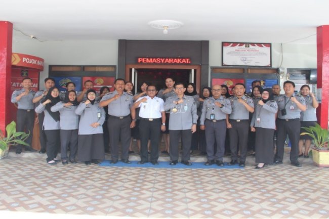 Kakanwil Kemenkumham Sulteng Tinjau Sarana Prasarana di Bapas Palu