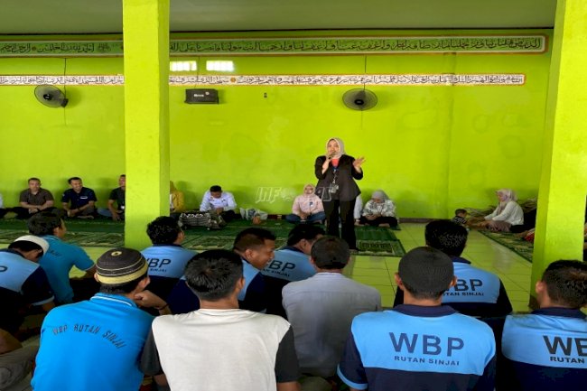 Rutan dan BRI Cabang Sinjai Sosialisasikan Penerapan Cashless kepada Warga Binaan