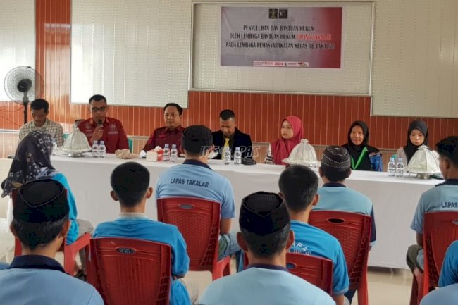 Sinergi Lapas Takalar dengan LBH Lipang Beri Penyuluhan Bantuan Hukum Gratis