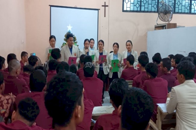 Anak Binaan LPKA Medan Rayakan Natal Bersama Mahasiswa STT Abdi Sabda Medan