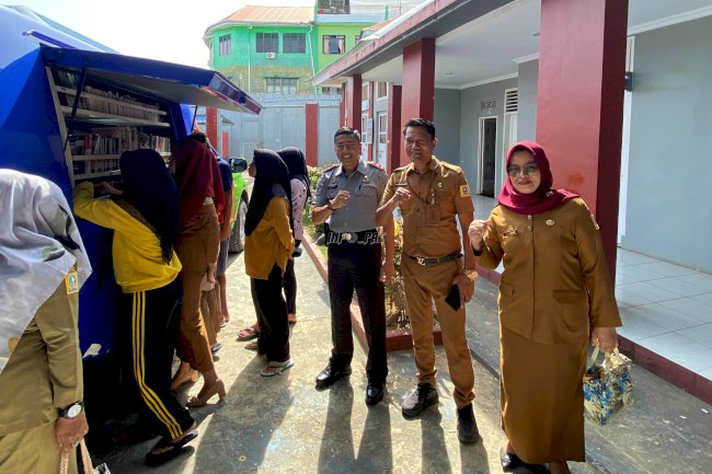 Tingkatkan Literasi Warga Binaan, Rutan Sinjai Hadirkan Perpustakaan Keliling