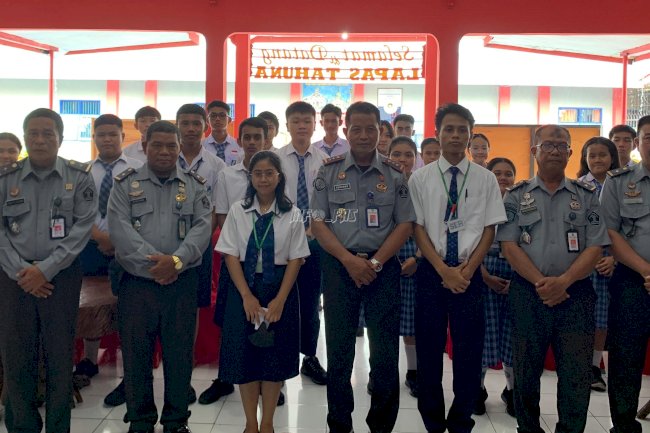 Lewat Kunjungan Belajar, Lapas Tahuna Mengedukasi Siswa Sekolah Lentera Harapan Sangihe