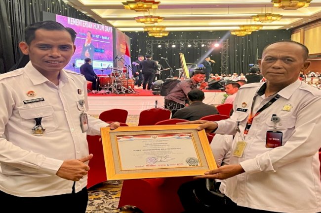 Usai Raih Penghargaan P2HAM, Rutan Sengkang Raih Predikat WBK Tahun 2023