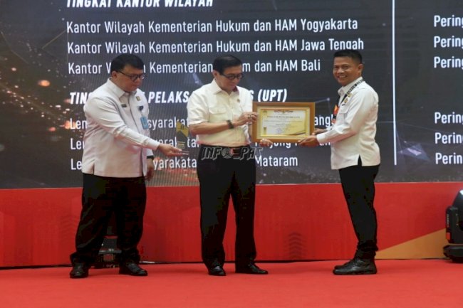 Akhir Tahun 2023, Lapas Tanjungpandan Raih 2 Penghargaan Bergengsi