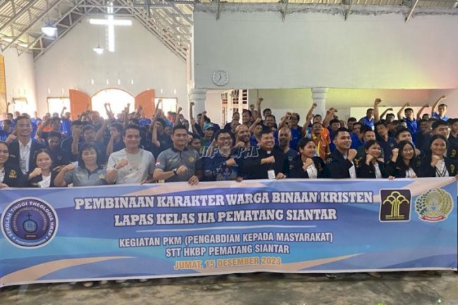 Lapas Pematang Siantar Terima Kunjungan PKM STT HKBP Pematang Siantar