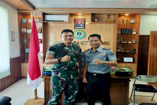 Lapas Tanjungpandan Eratkan Kerja Sama dengan Polres dan Kodim Belitung