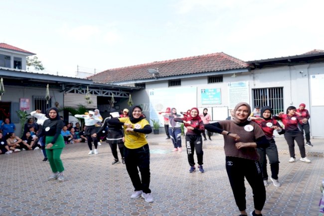 Lomba Senam Aerobik Meriahkan Peringatan Hari Ibu di Lapas Perempuan Pangkalpinang