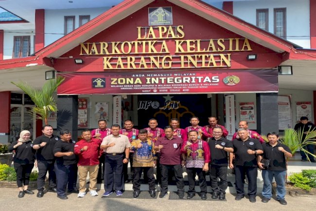 Lapas Narkotika Karang Intan Sambut Kunjungan Direktur Tikers Pemasyarakatan