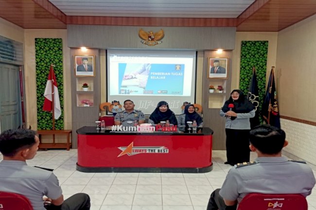 Lapas Tanjungpandan Sambut Monev Pembinaan Administrasi dan Pengelolaan Kepegawaian