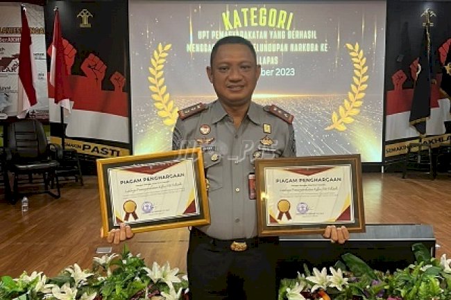 Lapas Tolitoli Raih 2 Penghargaan di Akhir Tahun 2023