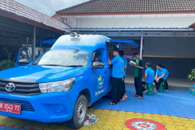 Kehadiran Perpustakaan Keliling Tingkatkan Minat Baca Anak Binaan LPKA Pangkalpinang