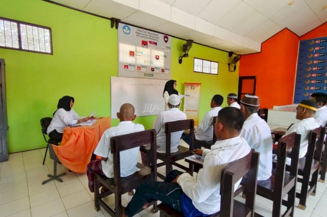 Menolak Buta Aksara, 24 Warga Binaan Rutan Sengkang Ikuti Ujian Keaksaraan Dasar 