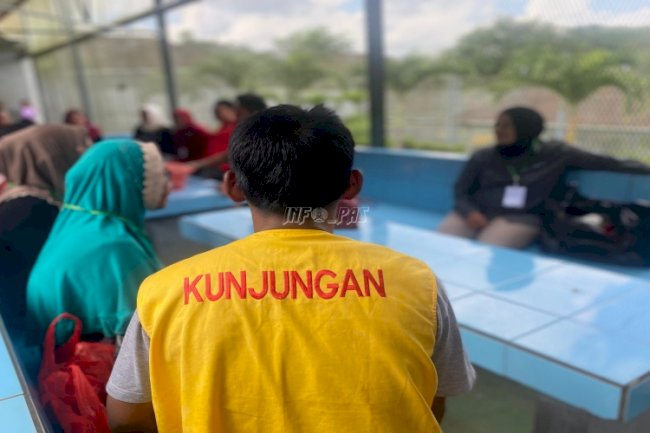 Jelang Akhir Tahun, Ratusan Pengunjung Padati Lapas Tanjungpandan