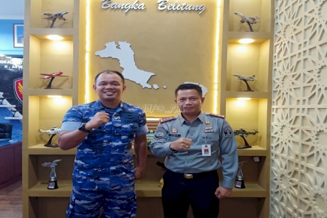Kunjungi Mako Lanud, Lapas Tanjungpandan Perkuat Sinergi dengan TNI