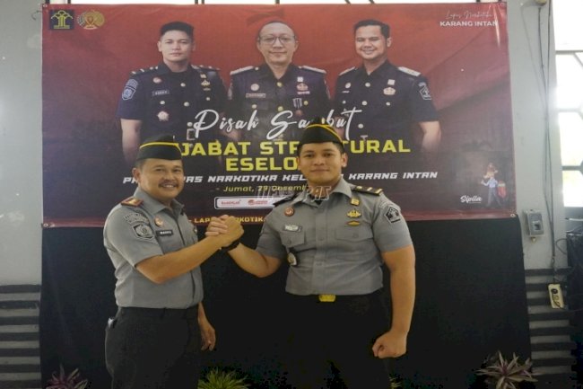 Lapas Narkotika Karang Intan Gelar Pisah Sambut Pejabat Struktural Eselon V