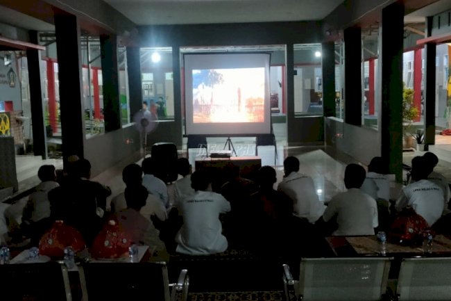 Sambut Tahun Baru 2024, LPKA Palu Ajak Anak Binaan Nobar dan Doa Bersama