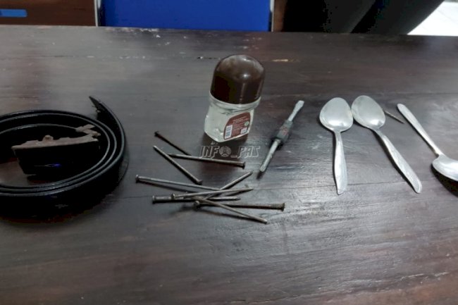 Cegah Gangguan Kamtib, Rutan Ambon Geledah Blok Hunian Warga Binaan