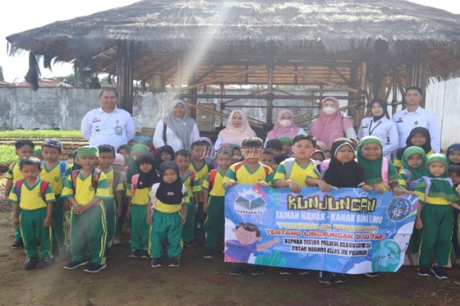 SAE Rutan Pelaihari Sambut Kunjungan Siswa TK Bina Ilmu Sarang Halang